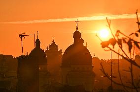 Sunset in Lviv