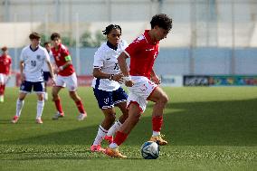 England v Malta - Under-17 Championship UEFA Qualifying 2025