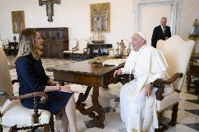 Pope Francis Receives Roberta Metsola - Vatican