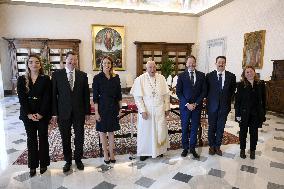 Pope Francis Receives Roberta Metsola - Vatican