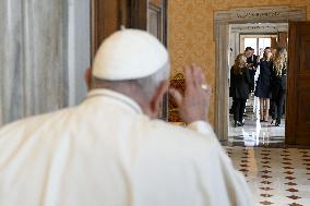 Pope Francis Receives Roberta Metsola - Vatican