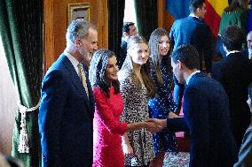 Spanish Royals Receive End of Degree Awards Winners - Spain