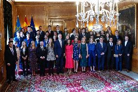 Spanish Royals Receive End of Degree Awards Winners - Spain