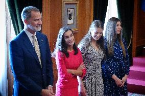 Spanish Royals Receive End of Degree Awards Winners - Spain