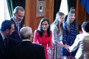 Spanish Royals Receive End of Degree Awards Winners - Spain