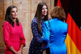 Royal Family receives the recipients of the Princess of Asturias Awards - Oviedo