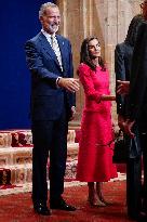 Royal Family receives the recipients of the Princess of Asturias Awards - Oviedo