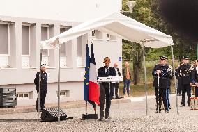 Bruno Retailleau Visits Toulouse Police Academy - France