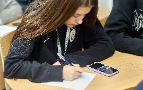 Radio Dictation of National Unity in Kharkiv metro school