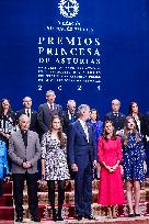 Royals Receive The Recipients Of The Princess Of Asturias Awards - Oviedo