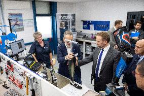 Marc Ferracci Visits Proteor's Site - Seurre en Bourgogne