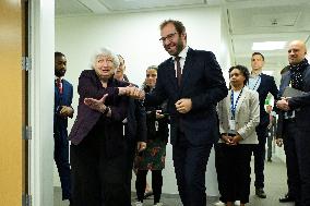 DC: Sec Yellen and Minister Armand hold a Bilateral Meeting