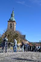 Murdered Teenager Lina Funeral - Plaine