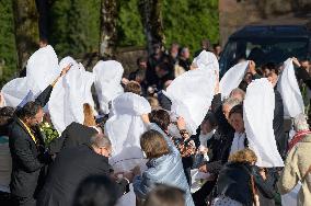 Murdered Teenager Lina Funeral - Plaine