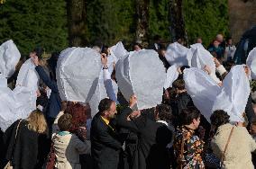 Murdered Teenager Lina Funeral - Plaine