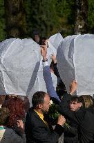 Murdered Teenager Lina Funeral - Plaine