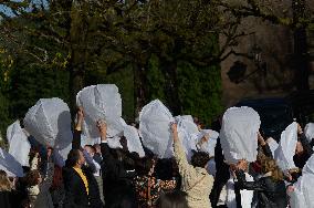 Murdered Teenager Lina Funeral - Plaine