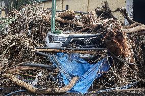 Residents Are Scattered After Tropical Typhoon Kristine - Philippines