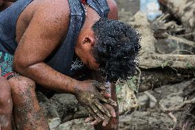 Residents Are Scattered After Tropical Typhoon Kristine - Philippines