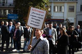 Lawyers Protest In Sofia.