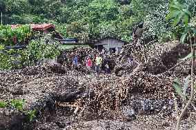 Residents Are Scattered After Tropical Typhoon Kristine - Philippines