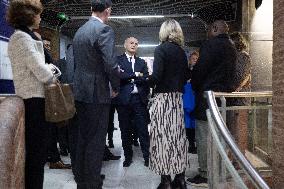 Minister of Justice Didier Migaud visits the Versailles judicial court - Versailles