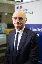 Minister of Justice Didier Migaud visits the Versailles judicial court - Versailles