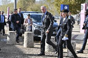 PM Barnier Visits The Rhone After The Storms