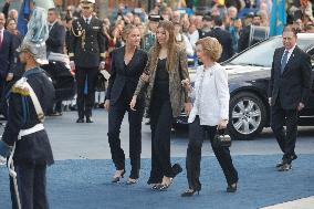 Spanish Royals Arriving At Princess of Asturias Awards - Spain