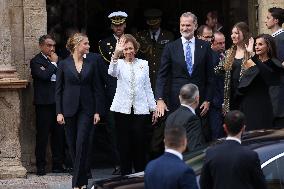 Spanish Royals Leaving Princess of Asturias Award Ceremony - Spain