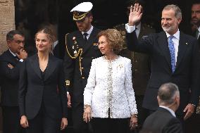 Spanish Royals Leaving Princess of Asturias Award Ceremony - Spain