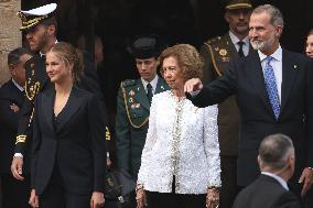 Spanish Royals Leaving Princess of Asturias Award Ceremony - Spain