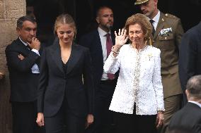 Spanish Royals Leaving Princess of Asturias Award Ceremony - Spain