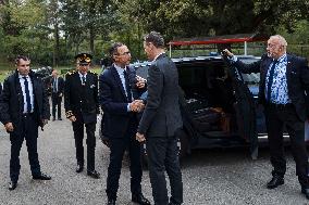 Bruno Retailleau Visits Toulouse Police Academy - France