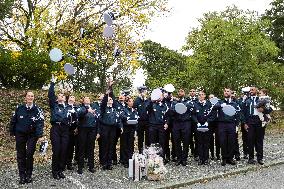 Bruno Retailleau Visits Toulouse Police Academy - France