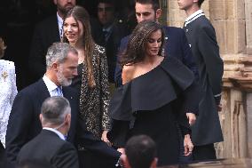 Spanish Royals Leaving Princess of Asturias Awards - Spain