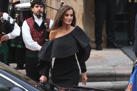 Spanish Royals Leaving Princess of Asturias Awards - Spain