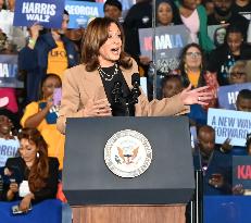 Get-Out-The-Vote Rally In Support Of Kamala Harris With Barack Obama In Clarkston Georgia