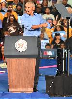 Get-Out-The-Vote Rally In Support Of Kamala Harris With Barack Obama In Clarkston Georgia