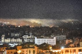 Israeli Airstrike In Beirut, Lebanon