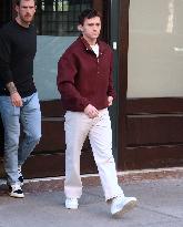 Tom Holland Leaves His Hotel - NYC