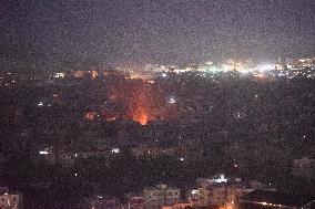 Israeli Airstrike In Beirut, Lebanon