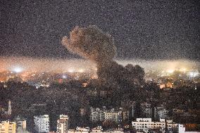 Israeli Airstrike In Beirut, Lebanon