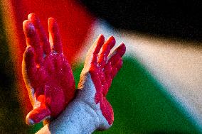 Pro Palestine Rally In Rome, Italy