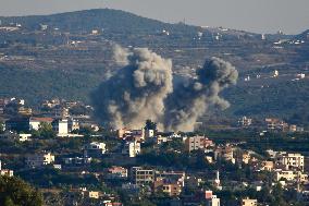 Israeli Airstrikes On Lebanon