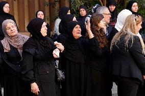 Funeral of Commander Mohamed Farhat - Beirut