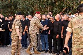 Funeral of Commander Mohamed Farhat - Beirut