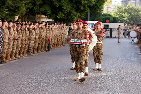 Funeral of Commander Mohamed Farhat - Beirut