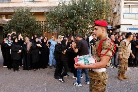 Funeral of Commander Mohamed Farhat - Beirut