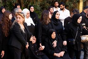 Funeral of Commander Mohamed Farhat - Beirut